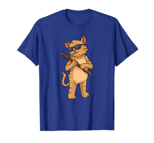 Cat Bassoon Shirt Women Men Jazz Music Cat Gifts Bassoonist T-Shirt-4003634