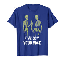 Ladda upp bild till gallerivisning, Funny Halloween I've Got you Back Funny Halloween Skeleton T-Shirt 918659

