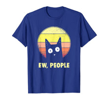 Ladda upp bild till gallerivisning, Ew, People Vintage Funny Cat Lover Gift, Graphic Cat T-Shirt-193586
