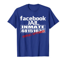 Ladda upp bild till gallerivisning, Funny Facebook Jail Inmate Repeat Offender Gag Gift T-Shirt 849618
