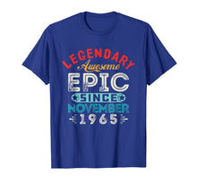 Ladda upp bild till gallerivisning, November 1965 Birthday Party Vintage Gifts For 54 Years T-Shirt 30819710
