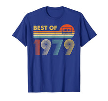 Ladda upp bild till gallerivisning, Happy 40th Birthday Vintage Since 1979 T-Shirt 70s Retro T-Shirt 271241

