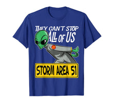 Ladda upp bild till gallerivisning, Storm Area 51 They Can't Stop All of Us Running Alien  T-Shirt 113486
