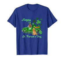 Ladda upp bild till gallerivisning, Cocker Spaniel Riding Green Truck St Patrick&#39;s Day Gifts T-Shirt-1276226
