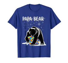 Ladda upp bild till gallerivisning, Papa Bear Autism Awareness Gift For Dad With Son Or Daughter TShirt299155
