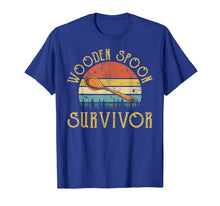 Ladda upp bild till gallerivisning, Funny Wooden Spoon Survivor Vintage Retro Humor T-Shirt 258193
