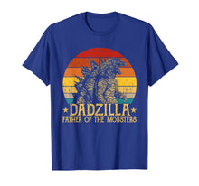 Ladda upp bild till gallerivisning, Dadzilla Father Of The Monsters Retro Vintage Sunset TShirt88491
