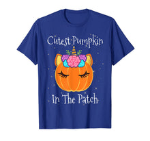 Ladda upp bild till gallerivisning, Halloween Unicorn Cutest Pumpkin In The Patch Girls Kids  T-Shirt 332763
