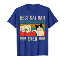 Ladda upp bild till gallerivisning, Mens Vintage Best Cat Dad Ever Bump Fit T-Shirt-308896
