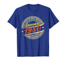 Ladda upp bild till gallerivisning, Funny shirts V-neck Tank top Hoodie sweatshirt usa uk au ca gifts for Born In JANUARY 1980 Limited Edition 40th Birthday Gifts T-Shirt 996655
