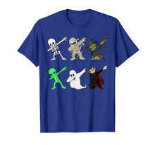 Ladda upp bild till gallerivisning, Dabbing Skeleton And Monsters Halloween Dracula T Shirt 215303
