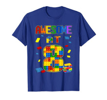 Ladda upp bild till gallerivisning, Birthday Shirt For Kids 8 Building Blocks Bricks Theme Party T-Shirt-435429

