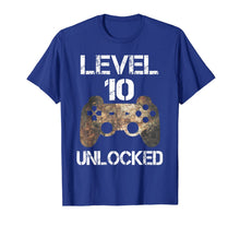 Ladda upp bild till gallerivisning, Level 10 Unlocked Boys 10th Birthday 10 Year Old Gamer Gift  T-Shirt 462617
