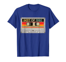 Ladda upp bild till gallerivisning, Best Of 1980 40th Birthday Gifts Cassette Tape Vintage T-Shirt-87736
