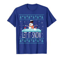 Ladda upp bild till gallerivisning, Cocaine Snowman let it snow funny christmas ugly sweater T-Shirt-1764388

