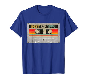 Best Of 1999 21st Birthday Gifts Cassette Tape Vintage T-Shirt-426414