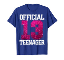 Ladda upp bild till gallerivisning, OFFICIAL TEENAGER 13th Birthday Gift 2006 13 years girls T-Shirt 378108
