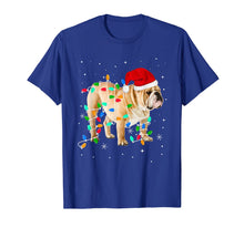 Ladda upp bild till gallerivisning, Funny shirts V-neck Tank top Hoodie sweatshirt usa uk au ca gifts for Funny English Bulldog Christmas Light Gifts Xmas T-Shirt 340948
