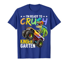 Ladda upp bild till gallerivisning, Kindergarten Dinosaur Monster Truck Back to School Shirt Boy 84223
