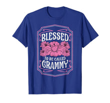 Ladda upp bild till gallerivisning, Blessed To Be Called Grammy Cute Floral Christmas Gifts T-Shirt-3159722
