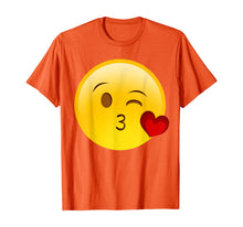 Ladda upp bild till gallerivisning, Emoji Throwing a Kiss Puckered Lips Blowing A Kiss Texting T-Shirt 102326
