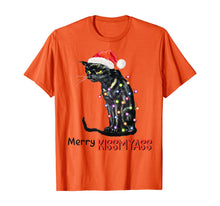 Ladda upp bild till gallerivisning, Merry Kissmyass Funny \Black Cat Christmas Tree Gifts T-Shirt
