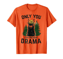 Ladda upp bild till gallerivisning, Llama Camping Only You Can Prevent Drama T-Shirt 96568
