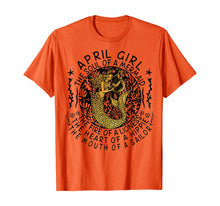 Ladda upp bild till gallerivisning, April Girl The Soul Of A Mermaid Tshirt Funny Gifts Women TShirt70437
