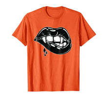 Ladda upp bild till gallerivisning, Funny shirts V-neck Tank top Hoodie sweatshirt usa uk au ca gifts for Sexy Lips Blood and Fangs Vampire Shirt 819010
