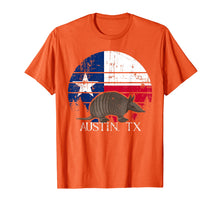 Ladda upp bild till gallerivisning, Funny shirts V-neck Tank top Hoodie sweatshirt usa uk au ca gifts for Austin TX Armadillo State Flag Texas Pride shirt T-Shirt 1327645
