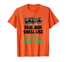 Ladda upp bild till gallerivisning, Funny shirts V-neck Tank top Hoodie sweatshirt usa uk au ca gifts for Farmer Real Men Smell Like Diesel &amp; Cow Crap Shirt 2707814
