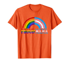 Ladda upp bild till gallerivisning, Vintage proud mama flag Rainbow LGBT Transgender pride month T-Shirt 121830
