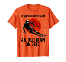Ladda upp bild till gallerivisning, Never Underestimate An Old Man On Skis TShirt829810
