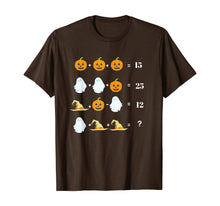 Ladda upp bild till gallerivisning, Halloween Math Equations Shirt for Math Teachers T-Shirt 344517
