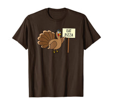 Ladda upp bild till gallerivisning, Turkey Eat Pizza Funny Thanksgiving T-Shirt Kids Adult Vegan 211114

