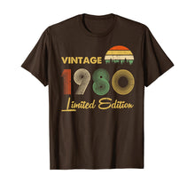 Ladda upp bild till gallerivisning, Vintage 1980 40 years Awesome 40th birthday Retro Cassette TShirt482262
