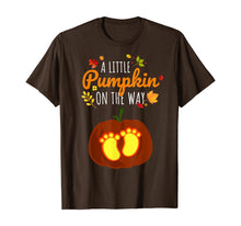 Ladda upp bild till gallerivisning, Halloween Pregnancy Little Pumpkin Cute Gifts Expecting Mom T-Shirt 187345
