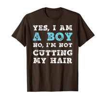 Ladda upp bild till gallerivisning, Yes, I Am A Boy. No, I'm Not Cutting My Hair TShirt512031
