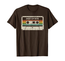 Ladda upp bild till gallerivisning, Vintage Best of 1976 43th Birthday Cassette TShirt218527
