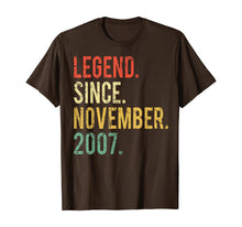 Ladda upp bild till gallerivisning, Funny shirts V-neck Tank top Hoodie sweatshirt usa uk au ca gifts for 12 years old Gifts Shirt- Legend Since November 2007 T-Shirt 126109
