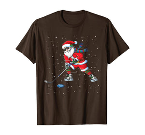 Funny shirts V-neck Tank top Hoodie sweatshirt usa uk au ca gifts for Funny Santa Claus Christmas Ice Hockey Gifts Kids Boys T-Shirt 93711