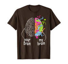 Ladda upp bild till gallerivisning, Neurodiversity brain Gift idea for Dyslexia ADHD Autism ASD T-Shirt 624242
