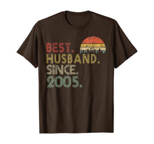 Ladda upp bild till gallerivisning, 15th Wedding Anniversary Gifts Best Husband Since 2005 TShirt235444
