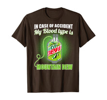 Ladda upp bild till gallerivisning, In Case Of Accident, My-Blood Type Is-Mountains TShirt T-Shirt 364409

