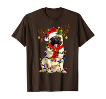 Ladda upp bild till gallerivisning, Funny shirts V-neck Tank top Hoodie sweatshirt usa uk au ca gifts for Funny Pug Dog Christmas Tee Reindeer Christmas Lights Pajama T-Shirt 118942
