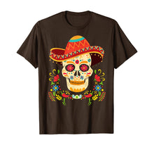 Ladda upp bild till gallerivisning, Day Of The Dead Skull Gifts Funny Cinco De Mayo Men Women T-Shirt 792003
