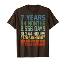 Ladda upp bild till gallerivisning, Vintage 7th Birthday 7 Years Old Wedding Anniversary Gift T-Shirt

