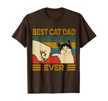 Ladda upp bild till gallerivisning, Vintage Best Cat Dad Ever Bump Fit T-Shirt-147802

