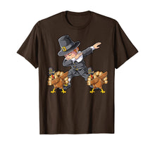 Ladda upp bild till gallerivisning, Funny shirts V-neck Tank top Hoodie sweatshirt usa uk au ca gifts for Dabbing Pilgrim Turkey Thanksgiving Day Gifts Boys Kids Dab T-Shirt 51737
