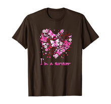 Ladda upp bild till gallerivisning, I'm a survivor heart pink ribbon breast cancer shirt 113005
